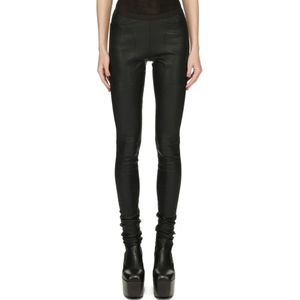 Rick Owens, Dames, Broeken, Zwart, Maat: S Katoen,