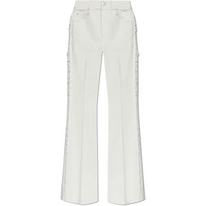 Alexander McQueen, Dames, Jeans, Wit, Maat: W26 Katoen,