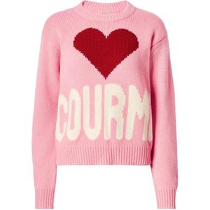 MC2 Saint Barth, Dames, Truien, Roze, Maat: XS Wol,