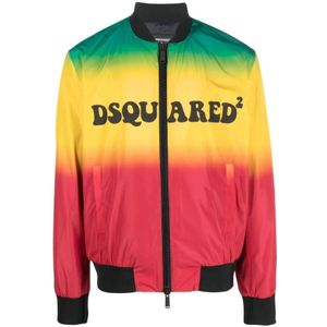 Dsquared2, Heren, Jassen, Veelkleurig, Maat: XL Katoen,