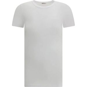 Brunello Cucinelli, Dames, Tops, Wit, Maat: L Katoen,