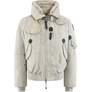 Parajumpers Gobi Hooded Dons Bomberjack , Beige , Heren , Maat: M