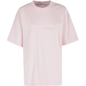 Alexander Wang, Dames, Tops, Roze, Maat: XS Katoen,