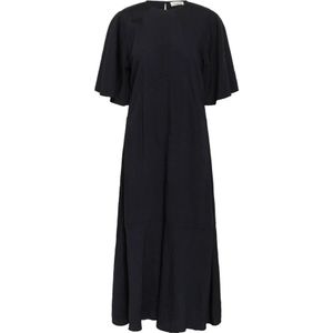 Soaked in Luxury, Dames, Jurken, Zwart, Maat: M Leer,