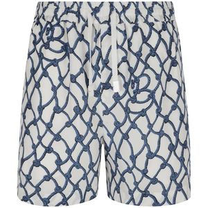 Burberry, Dames, Korte broeken, Wit, Maat: 2XS Zijde,