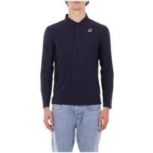 K-Way, Heren, Tops, Blauw, Maat: M Polyamide,