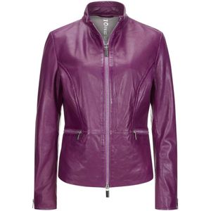 Milestone, Dames, Jassen, Roze, Maat: S Leer,