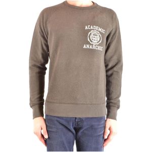 Dondup, Heren, Sweatshirts & Hoodies, Beige, Maat: S Katoen,