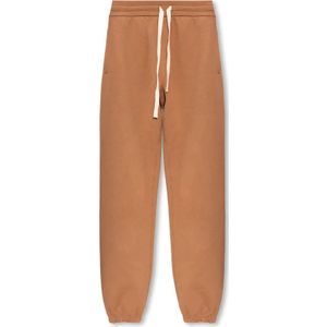 Jil Sander, Dames, Broeken, Bruin, Maat: XS Katoen,