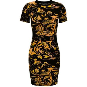 Versace Jeans Couture - Jurk - Bruin - Jersey