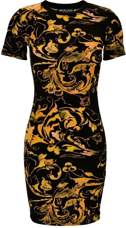 Versace Jeans Couture - Jurk - Bruin - Jersey