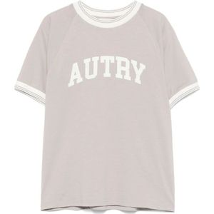 Autry, Dames, Tops, Grijs, Maat: S Katoen,