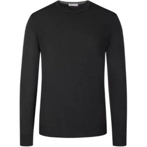 Gran Sasso, Heren, Truien, Zwart, Maat: M Wol,