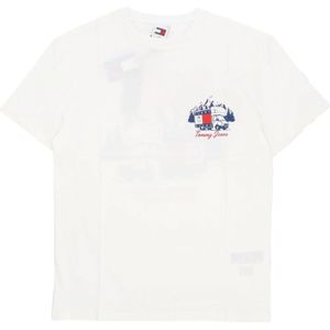 Tommy Hilfiger, Heren, Tops, Wit, Maat: XL Katoen,