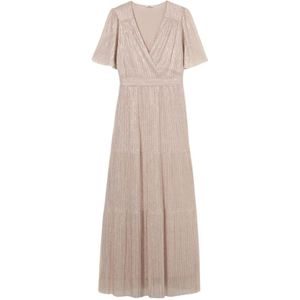 Oltre, Dames, Jurken, Roze, Maat: S Viscose,