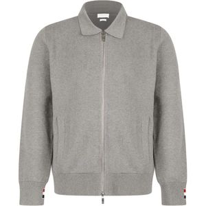 Thom Browne, Heren, Truien, Grijs, Maat: M Katoen,