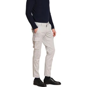 Mason's, Heren, Broeken, Grijs, Maat: XS Gabardine,