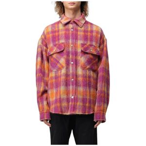 Palm Angels, Heren, Jassen, Veelkleurig, Maat: M Wol,