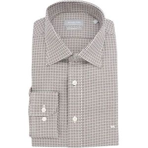 Michael Kors, Heren, Overhemden, Bruin, Maat: L