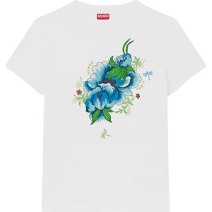Kenzo, Dames, Tops, Wit, Maat: M