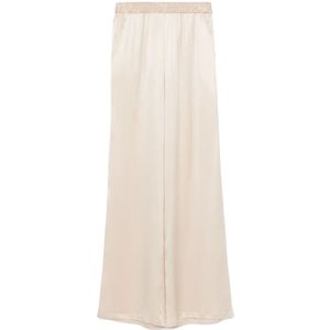 Eleventy, Dames, Broeken, Beige, Maat: L Zijde,