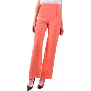 Patrizia Pepe, Dames, Broeken, Rood, Maat: M Katoen,