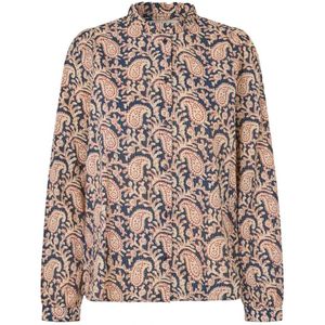 Lollys Laundry, Dames, Blouses & Shirts, Veelkleurig, Maat: M Katoen,