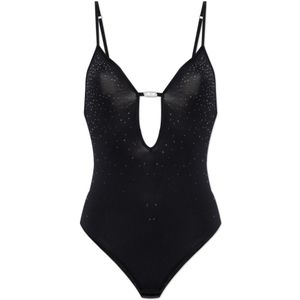 Diesel, Dames, Tops, Zwart, Maat: L