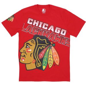 Starter, Heren, Tops, Rood, Maat: XL Katoen,