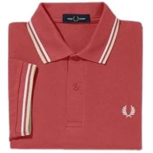 Fred Perry, Heren, Tops, Rood, Maat: S Katoen,