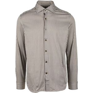 Sonrisa, Heren, Overhemden, Grijs, Maat: 2XL Katoen,