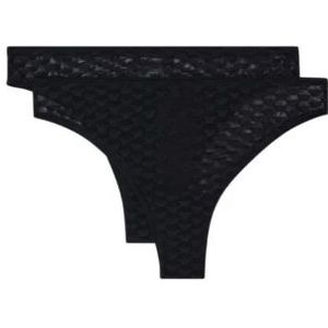 Emporio Armani - All Over Eagle Mesh - Brazilian Slipje - 2 Eenheden