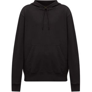 Boss - We Dye - Hoodie - Zwart - Relaxte Pasvorm
