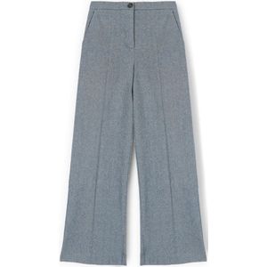 Motivi, Dames, Broeken, Blauw, Maat: 2XS Katoen,