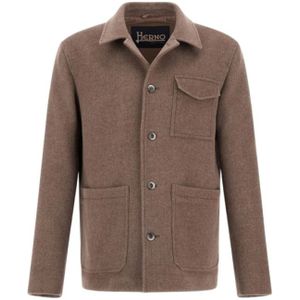 Herno, Heren, Jassen, Bruin, Maat: L