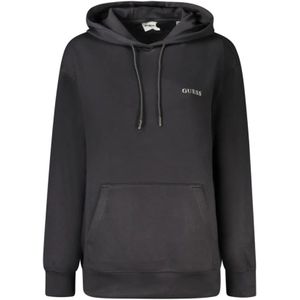 Guess, Dames, Sweatshirts & Hoodies, Zwart, Maat: L Poliester,