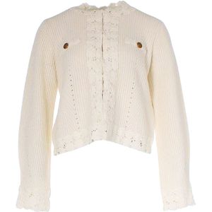 Twinset, Dames, Truien, Wit, Maat: XS Wol,