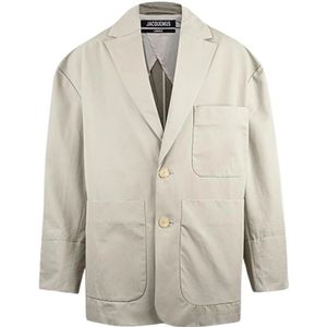 Jacquemus, Dames, Jassen, Groen, Maat: 2XL Linnen,