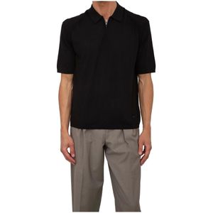 Emporio Armani, Heren, Tops, Zwart, Maat: 2XL Katoen,