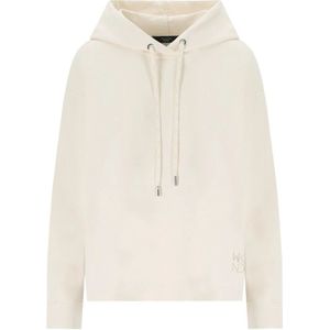 Weekend Max Mara, Dames, Sweatshirts & Hoodies, Beige, Maat: XS Katoen,