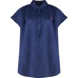 Blouse - Effen - Linnen - Losse Pasvorm - Kwartmouw