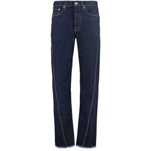 Lanvin, Heren, Jeans, Blauw, Maat: W31 Denim,