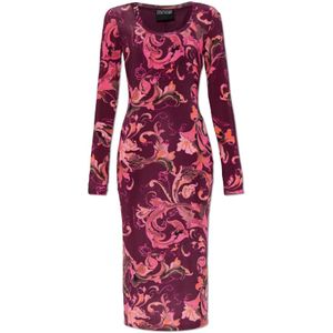 Versace Jeans Couture, Dames, Jurken, Roze, Maat: S