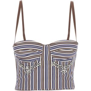 DES Phemmes, Dames, Tops, Veelkleurig, Maat: M Katoen,