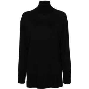 Aspesi, Dames, Truien, Zwart, Maat: 2XS Wol,