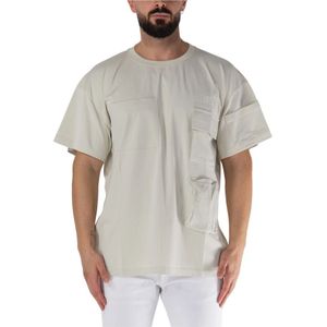 MM6 Maison Margiela, Heren, Tops, Beige, Maat: M Katoen,