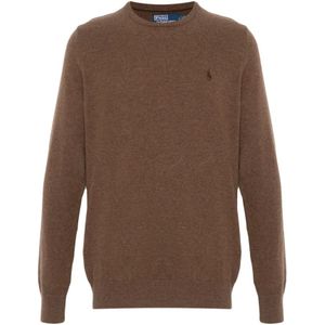 Ralph Lauren, Heren, Truien, Bruin, Maat: XL Wol,