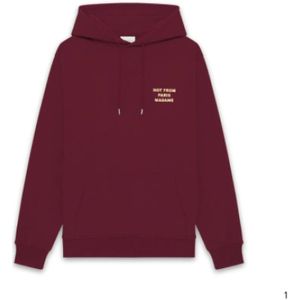 Drole de Monsieur, Heren, Sweatshirts & Hoodies, Rood, Maat: L Katoen,