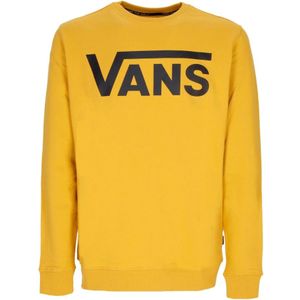 Vans, Heren, Sweatshirts & Hoodies, Geel, Maat: XL Katoen,