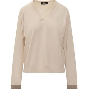 Fabiana Filippi, Dames, Truien, Beige, Maat: S